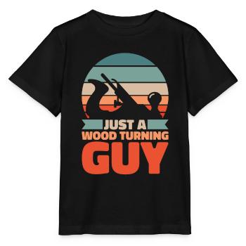 Tourneur sur bois juste un tourneur sur bois - T-shirt bio MINI CREATOR Stanley/Stella Enfant - noir - Devant - Mikhail (115cm)