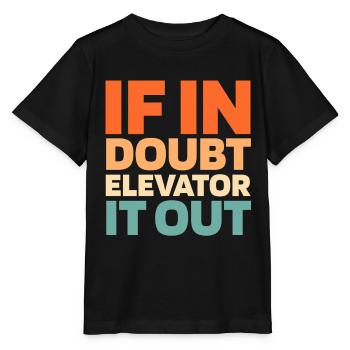 Elevator Elevator - Stanley/Stella MINI CREATOR Kids’ T-Shirt - black - Front - Mikhail (115cm)