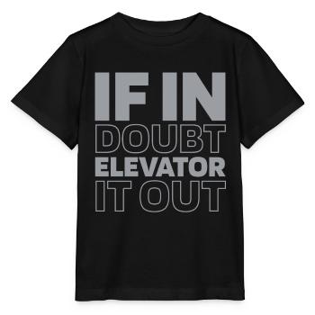 Elevator Elevator - Stanley/Stella MINI CREATOR Kids’ T-Shirt - black - Front - Mikhail (115cm)