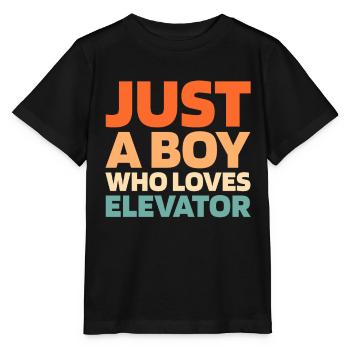 Elevator Elevator - Stanley/Stella MINI CREATOR Kids’ T-Shirt - black - Front - Mikhail (115cm)