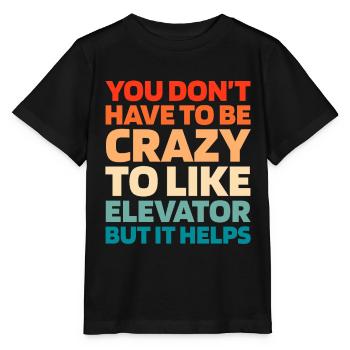 Elevator Elevator - Stanley/Stella MINI CREATOR Kids’ T-Shirt - black - Front - Mikhail (115cm)