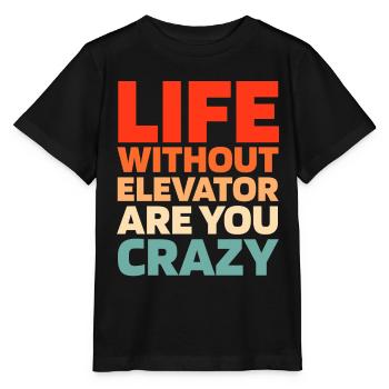 Elevator Elevator - Stanley/Stella MINI CREATOR Kids’ T-Shirt - black - Front - Mikhail (115cm)