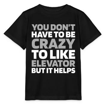 Elevator Elevator - Stanley/Stella MINI CREATOR Kids’ T-Shirt - black - Front - Mikhail (115cm)
