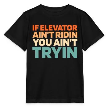 Elevator Elevator - Stanley/Stella MINI CREATOR Kids’ T-Shirt - black - Front - Mikhail (115cm)