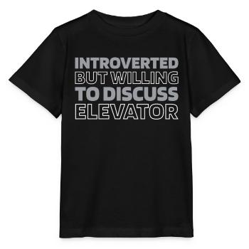 Elevator Elevator - Stanley/Stella MINI CREATOR Kids’ T-Shirt - black - Front - Mikhail (115cm)