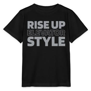 Elevator Elevator - Stanley/Stella MINI CREATOR Kids’ T-Shirt - black - Front - Mikhail (115cm)