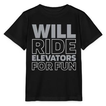 Elevator Elevator - Stanley/Stella MINI CREATOR Kids’ T-Shirt - black - Front - Mikhail (115cm)