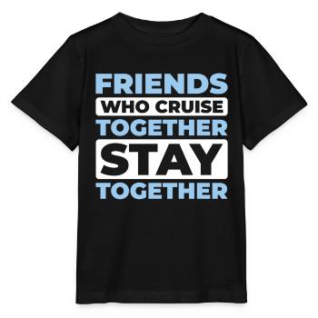 Kreuzfahrt - Stanley/Stella Kinder T-Shirt MINI CREATOR  - Schwarz - Vorne - Mikhail (115cm)