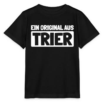 Ville allemande de Trèves Rhénanie-Palatinat - T-shirt bio MINI CREATOR Stanley/Stella Enfant - noir - Devant - Mikhail (115cm)