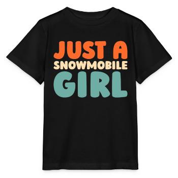Motoneige Motoneige - T-shirt bio MINI CREATOR Stanley/Stella Enfant - noir - Devant - Mikhail (115cm)