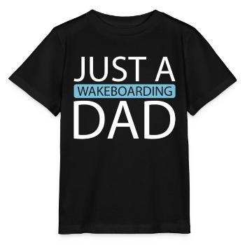 Wakeboard Wakeboarder Juste un papa wakeboard - T-shirt bio MINI CREATOR Stanley/Stella Enfant - noir - Devant - Mikhail (115cm)