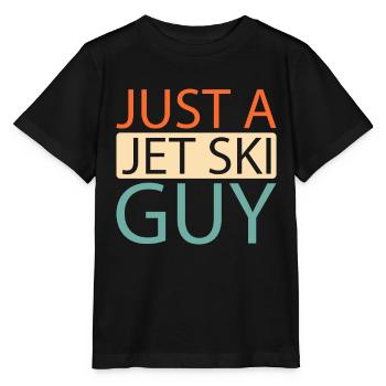 Jet Ski Just A Jet Ski Guy - Stanley/Stella Kinder T-Shirt MINI CREATOR  - Schwarz - Vorne - Mikhail (115cm)