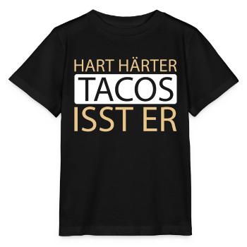 Tacos - Stanley/Stella MINI CREATOR Kids’ T-Shirt - black - Front - Mikhail (115cm)