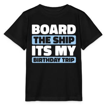 Kreuzfahrt - Stanley/Stella Kinder T-Shirt MINI CREATOR  - Schwarz - Vorne - Mikhail (115cm)
