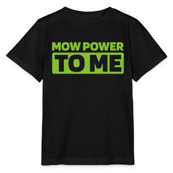 Rasenmäher Mähen - Stanley/Stella Kinder T-Shirt MINI CREATOR  - Schwarz - Vorne - Mikhail (115cm)