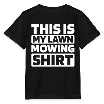 Rasenmäher Mähen - Stanley/Stella Kinder T-Shirt MINI CREATOR  - Schwarz - Vorne - Mikhail (115cm)