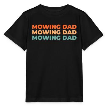Lawn mower mowing - Stanley/Stella MINI CREATOR Kids’ T-Shirt - black - Front - Mikhail (115cm)