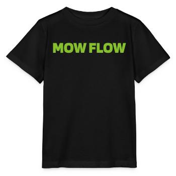 Lawn mower mowing - Stanley/Stella MINI CREATOR Kids’ T-Shirt - black - Front - Mikhail (115cm)