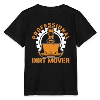 Excavator Operator - Stanley/Stella MINI CREATOR Kids’ T-Shirt - black - Front - Mikhail (115cm)