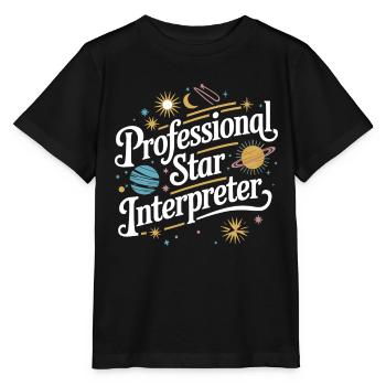 Astrologie Astrologue - T-shirt bio MINI CREATOR Stanley/Stella Enfant - noir - Devant - Mikhail (115cm)