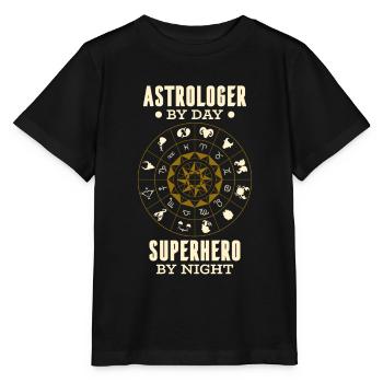 Astrologie Astrologue - T-shirt bio MINI CREATOR Stanley/Stella Enfant - noir - Devant - Mikhail (115cm)
