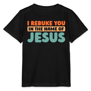 Christian Christianity - Stanley/Stella MINI CREATOR Kids’ T-Shirt - black - Front - Mikhail (115cm)