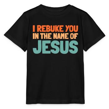 Christian Christianity - Stanley/Stella MINI CREATOR Kids’ T-Shirt - black - Front - Mikhail (115cm)