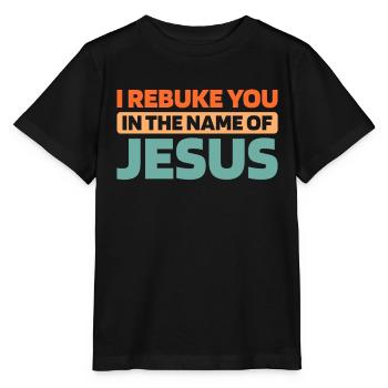 Christian Christianity - Stanley/Stella MINI CREATOR Kids’ T-Shirt - black - Front - Mikhail (115cm)