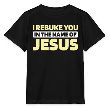 Christian Christianity - Stanley/Stella MINI CREATOR Kids’ T-Shirt - black - Front - Mikhail (115cm)