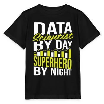 Data Science Data Analyst - Stanley/Stella Kinder T-Shirt MINI CREATOR  - Schwarz - Vorne - Mikhail (115cm)