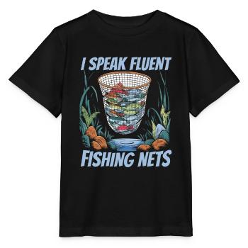 Fisherman - Stanley/Stella MINI CREATOR Kids’ T-Shirt - black - Front - Mikhail (115cm)