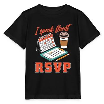 Event planner - Stanley/Stella MINI CREATOR Kids’ T-Shirt - black - Front - Mikhail (115cm)