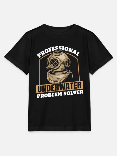 Berufstaucher - Stanley/Stella Kinder T-Shirt MINI CREATOR - Schwarz