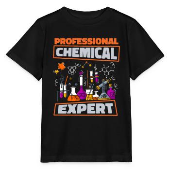 Assistant de laboratoire chimique - T-shirt bio MINI CREATOR Stanley/Stella Enfant - noir - Devant - Mikhail (115cm)