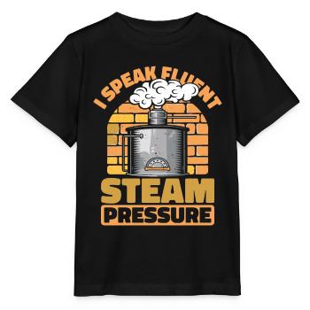 Boiler operators - Stanley/Stella MINI CREATOR Kids’ T-Shirt - black - Front - Mikhail (115cm)