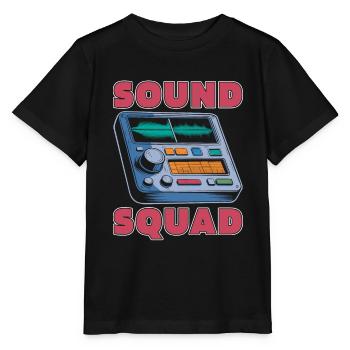 Équipe de l’analyseur audio - T-shirt bio MINI CREATOR Stanley/Stella Enfant - noir - Devant - Mikhail (115cm)