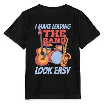 Directeur de l’orchestre - T-shirt bio MINI CREATOR Stanley/Stella Enfant - noir - Devant - Mikhail (115cm)