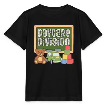 Maternelle Enseignant Équipe d’Assistante maternelle - T-shirt bio MINI CREATOR Stanley/Stella Enfant - noir - Devant - Mikhail (115cm)