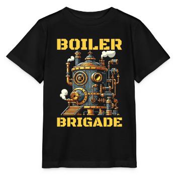 Boiler Operator Team - Stanley/Stella MINI CREATOR Kids’ T-Shirt - black - Front - Mikhail (115cm)