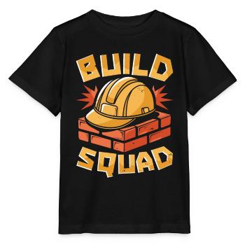 Baumeister Kader - Stanley/Stella Kinder T-Shirt MINI CREATOR  - Schwarz - Vorne - Mikhail (115cm)
