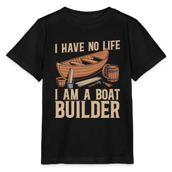Boat builders - Stanley/Stella MINI CREATOR Kids’ T-Shirt - black - Front - Mikhail (115cm)