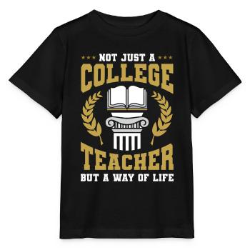 Professor - Stanley/Stella MINI CREATOR Kids’ T-Shirt - black - Front - Mikhail (115cm)