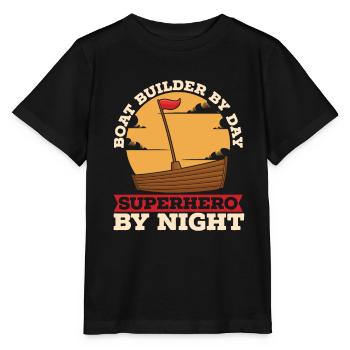 Boat builders - Stanley/Stella MINI CREATOR Kids’ T-Shirt - black - Front - Mikhail (115cm)