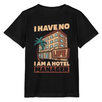Direction de l’hôtel - T-shirt bio MINI CREATOR Stanley/Stella Enfant - noir - Devant - Mikhail (115cm)