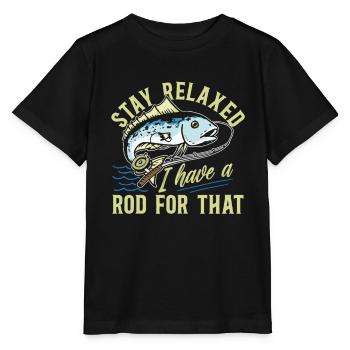 Fisherman - Stanley/Stella MINI CREATOR Kids’ T-Shirt - black - Front - Mikhail (115cm)
