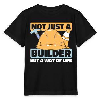 Builder - Stanley/Stella MINI CREATOR Kids’ T-Shirt - black - Front - Mikhail (115cm)