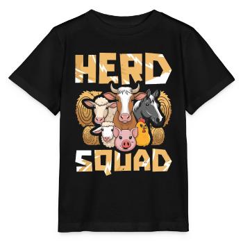 Viehzüchter Kader - Stanley/Stella Kinder T-Shirt MINI CREATOR  - Schwarz - Vorne - Mikhail (115cm)