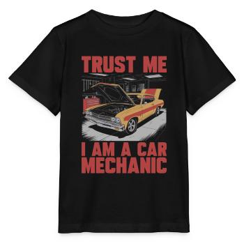 Kfz Mechaniker - Stanley/Stella Kinder T-Shirt MINI CREATOR  - Schwarz - Vorne - Mikhail (115cm)