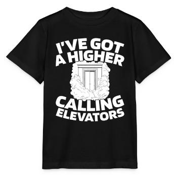 Elevator Elevator - Stanley/Stella MINI CREATOR Kids’ T-Shirt - black - Front - Mikhail (115cm)