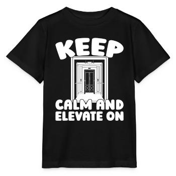 Elevator Elevator - Stanley/Stella MINI CREATOR Kids’ T-Shirt - black - Front - Mikhail (115cm)